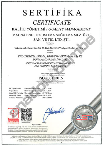  Quality Management Certificate